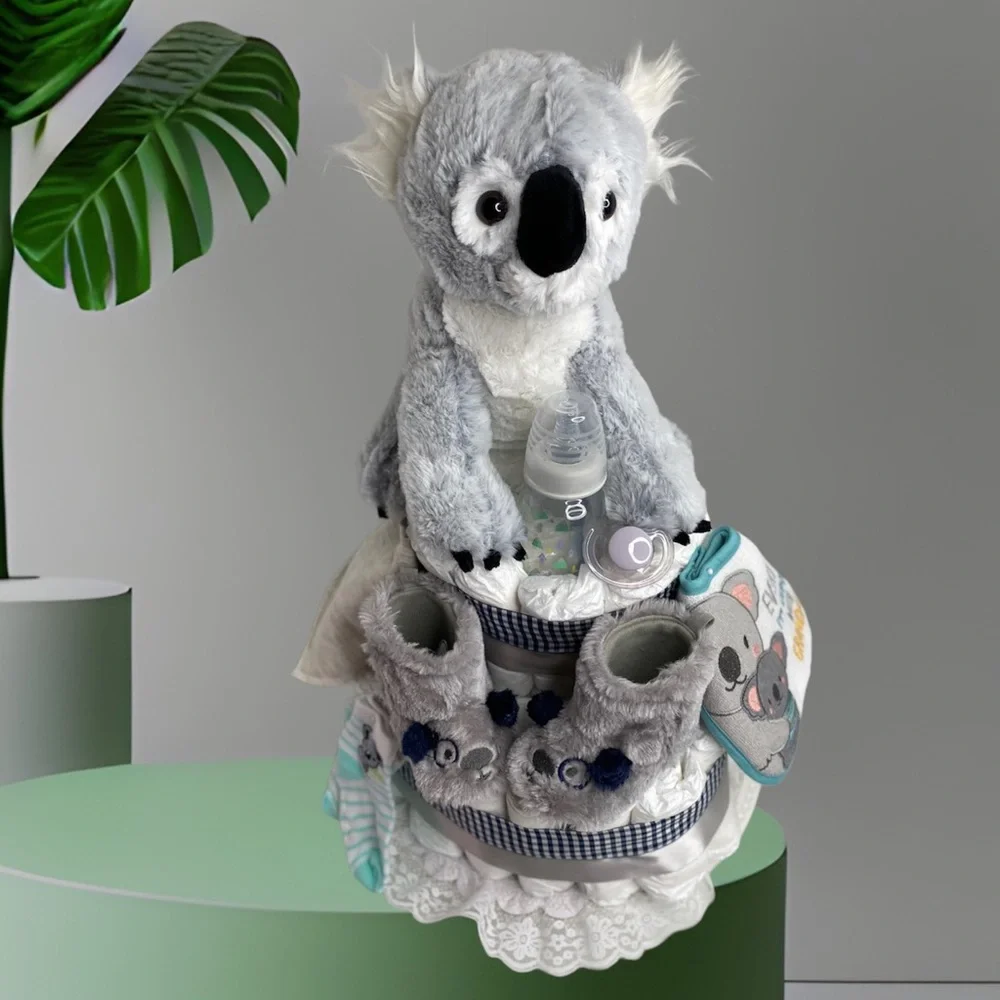 Koala Diaper Cake